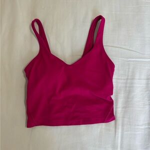 Lululemon Athletica Fuchsia Tank Top